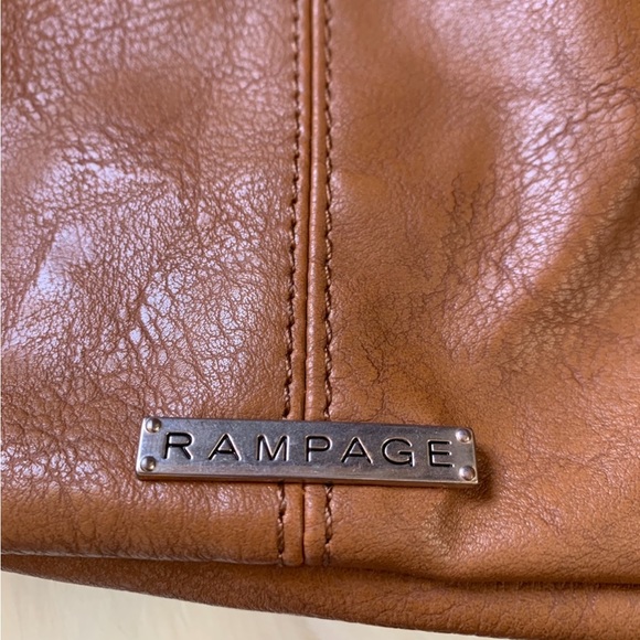 Rampage Gold Studded Side Buckle Tote Purse Handbag - Picture 2 of 11